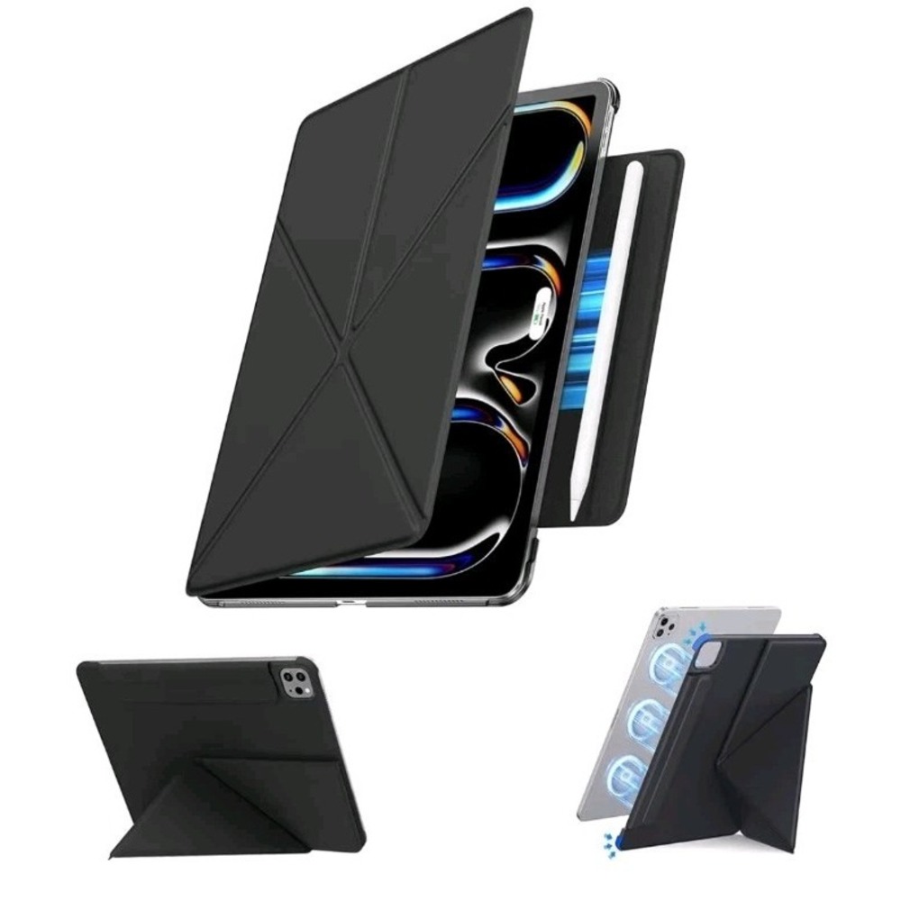 Magnetic Attachment Full Corner Protective iPad Case, For iPad Pro 13